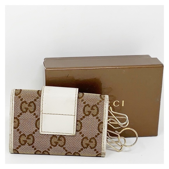 Authentic Gucci Monogram Keyholder Wallet - Picture 2 of 10